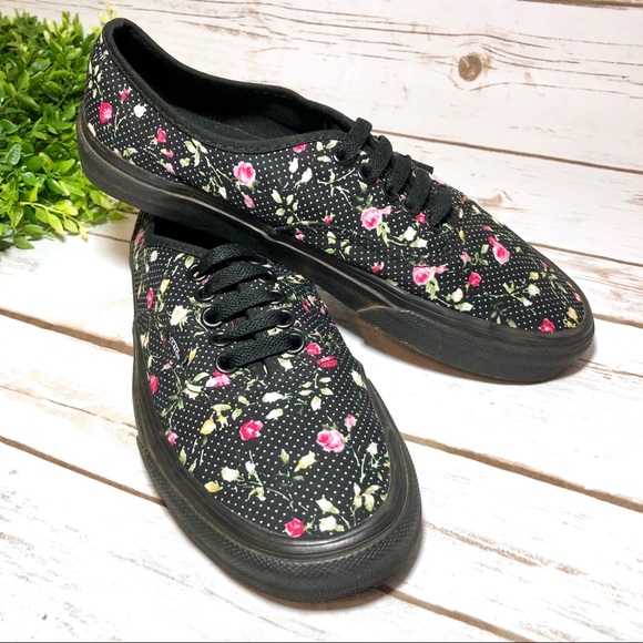 dot flower vans